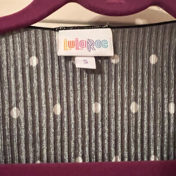 NWT Small Lularoe Shirley Polka dot Cardigan - Picture 2 of 3
